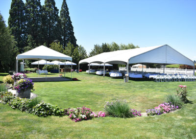 Tents & lighting included in base venue price