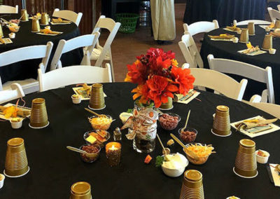 Customize your event by bringing in your own personalized touches.